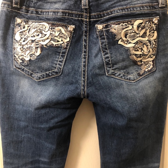 MISS ME Mid-Rise Easy Skinny Women's Blue Jeans Sz 28 - Picture 10 of 13